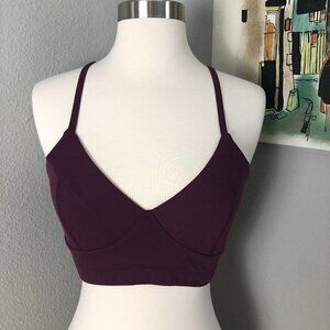 Sol & Mane Strappy Cross Back Sports Bra - NEW